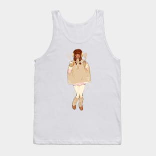 Coffee and croissant Tank Top